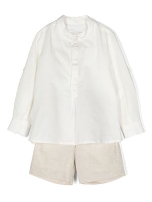 AMAYA short en lin mélangé - Tons neutres
