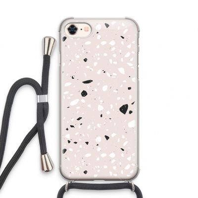 Terrazzo N°20: iPhone 7 Transparant Hoesje met koord