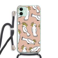 Papegaai: iPhone 11 Transparant Hoesje met koord Papegaai: iPhone 11 Transparant Hoesje met koord