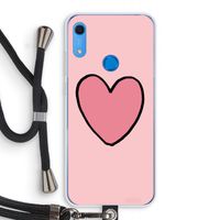 Hartje: Huawei Y6s Transparant Hoesje met koord