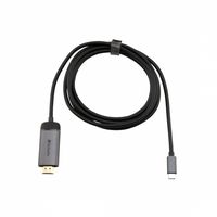 Verbatim 49144 video kabel adapter 1,5 m USB Type-C HDMI Zwart, Zilver - thumbnail