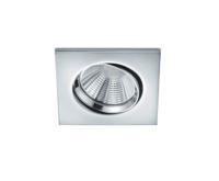 Trio Led inbouwspot Pamir Square 5,5w - 3000K - 8,5cm chroom 650410106 - thumbnail