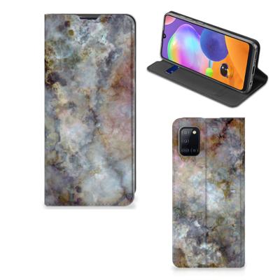 Samsung Galaxy A31 | Standcase | Marmer Grijs