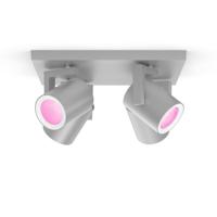 Philips Opbouwspot Hue Argenta - White and color 4-lichts zilvergrijs 915005762601 - thumbnail