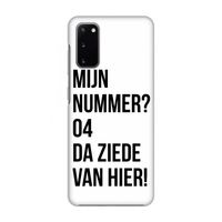 Da ziede van hier: Volledig geprint Samsung Galaxy S20 Hoesje