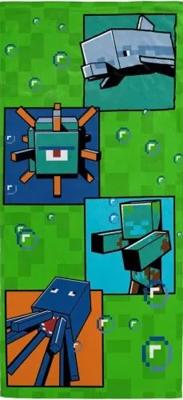 Minecraft Strandlaken Ocean Depths 70 x 140 cm - katoen Minecraft Strandlaken Ocean Depths 70 x 140 cm - katoen