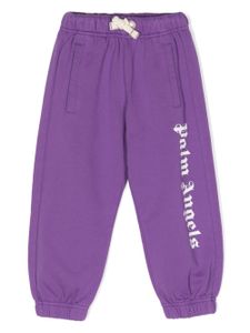 Palm Angels Kids pantalon de jogging à logo imprimé - Violet