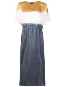 Uma | Raquel Davidowicz robe mi-longue à imprimé tie dye - Jaune
