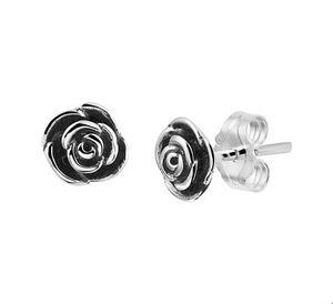 TFT Oorknoppen Oxi Roos Zilver Geoxideerd 5.8 mm x 6.3 mm