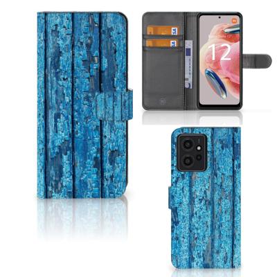 Xiaomi Redmi Note 12 4G | Book Style Case | Wood Blue