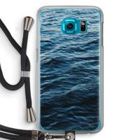 Oceaan: Samsung Galaxy S6 Transparant Hoesje met koord - thumbnail