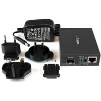 StarTech.com Gigabit ethernet glasvezel media converter met open SFP slot - thumbnail