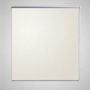 VidaXL Rolgordijn verduisterend 120 x 175 cm crême