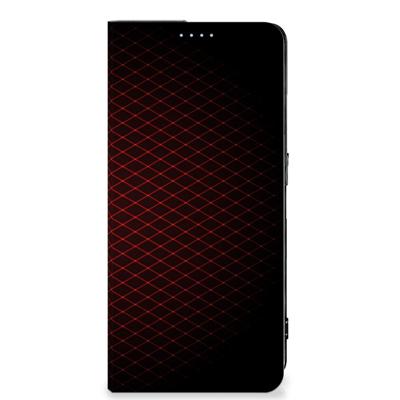 OPPO Reno8 Pro | Hoesje met Magneet | Geruit Rood