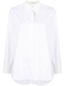 Dorothee Schumacher chemise Poplin Power à boutonnière dissimulée - Blanc