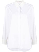 Dorothee Schumacher chemise Poplin Power à boutonnière dissimulée - Blanc