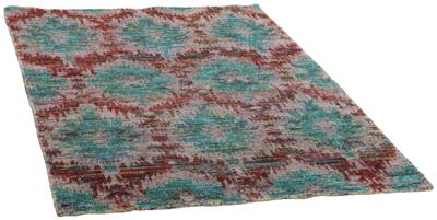 Rezas - Sari Silk - TX 3420, Multicolour (Blue) - 170x240