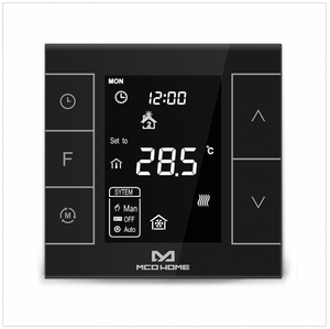 MCO Home Elektrische Verwarming Thermostaat Z-Wave Plus MH7-EH - Zwart