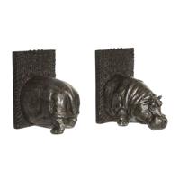 Bokstöd DKD Home Decor 15 x 11 x 17 cm Hars Koloniaal
