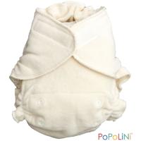 Popolini UltraFit Klittenband luier - UltraFit (4-15 kilo) - Wit Organic - thumbnail