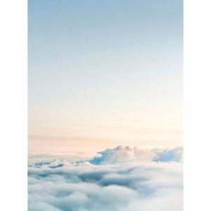 Fotobehang - Over the Clouds 192x260cm - Vliesbehang