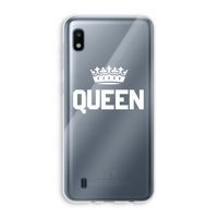 Queen zwart: Samsung Galaxy A10 Transparant Hoesje Queen zwart: Samsung Galaxy A10 Transparant Hoesje