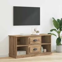 TV-kast met lade Artisan Eiken 99,5 x 35,5 x 48 cm Bewerkt hout