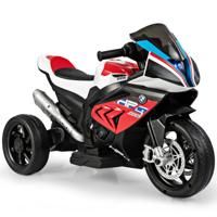 Elektrische Motorfiets 6V voor Kinderen van 3-8 Jaar 3 km/u met USB-Muzieklampje Motorvoertuig 3 Wielen met Comfortabele Stoel Rood