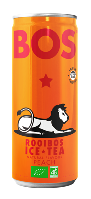 Bos Rooibos Ice Tea Peach Blikje