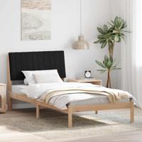 Bedframe met hoofdeinde Bruin 100 x 200 cm Massief grenenhout