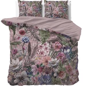 Sleeptime Tess Dekbedovertrek Roze-1-persoons (140 x 200/220 cm)