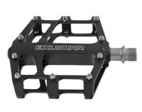 Exustar pedal mtb/bmx e-pb525 black platform pedal