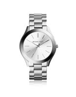 Michael Kors Heren Runway MK3178 zilveren roestvrijstalen quartz modehorloge
