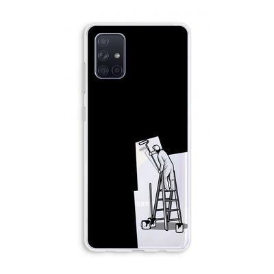 Musketon Painter: Galaxy A71 Transparant Hoesje