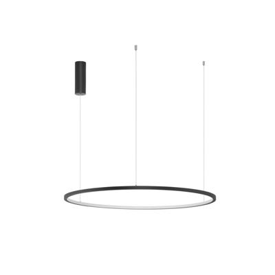 Lyora Ronde hanglampTarquin zwart Ø 80cm - 9345605