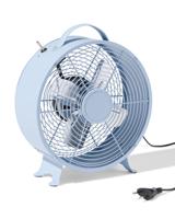 HEMA Tafelventilator retro Ø25.8cm blauw