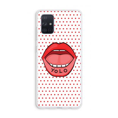 Yolo Denise: Galaxy A71 Transparant Hoesje