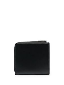 Jil Sander porte-cartes à fermeture zippée - Noir