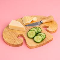 Champignon Snijplank Met Kaasmes Champignon Snijplank Met Kaasmes