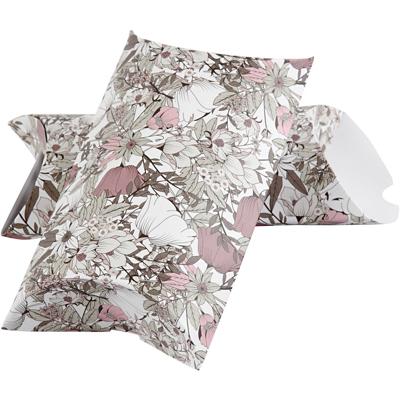 Vivi Gade Cadeaudoosje, bloemen, afm 18x15x6 cm, 300 gr, bruin, 3 stuk/ 1 doos