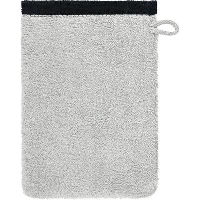 Cawö Cawo Lifestyle Splash Doubleface 7071 Washandje 16x22 platin/schwarz