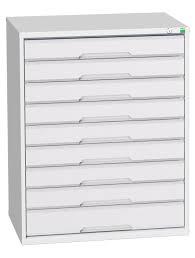 Bott Verso Schuifladenkast | 800x550x1000mm | 9 Laden | RAL 7035 - 16925157.16