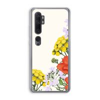 Wilde bloemen: Xiaomi Mi Note 10 Transparant Hoesje