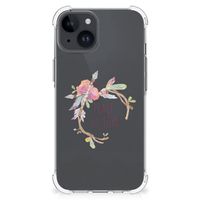 iPhone 15 Stevig Bumper Hoesje Boho Text - thumbnail