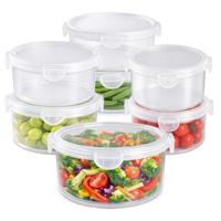 Plasticforte Vershoudbakjes set Classic - 7x stuks - vriezer / magnetron - kunststof - diverse maten