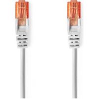 CAT6-kabel | RJ45 Male | RJ45 Male | U/UTP | 1.00 m | Rond | PVC | Grijs | Label - thumbnail