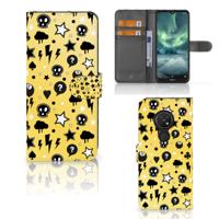 Telefoonhoesje met Naam Nokia 7.2 | Nokia 6.2 Punk Geel