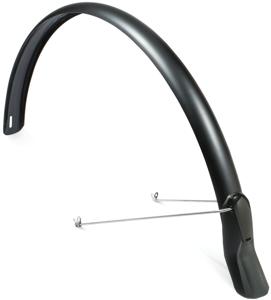 Eurofender scatto achterspatbord 51mm - 28 inch matzwart