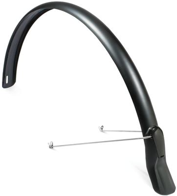 Eurofender scatto achterspatbord 51mm - 28 inch matzwart