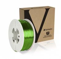 Verbatim 55065 3D-printmateriaal Polyethyleentereftalaatglycol (PETG) Groen, Transparant 1 kg - thumbnail